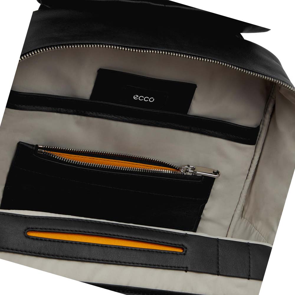 Men's Ecco Journey Pillow Backpacks Black | SG 678AHK